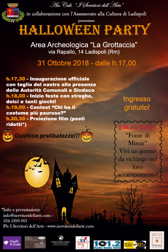 Locandina Halloween Ladispoli Orticaweb