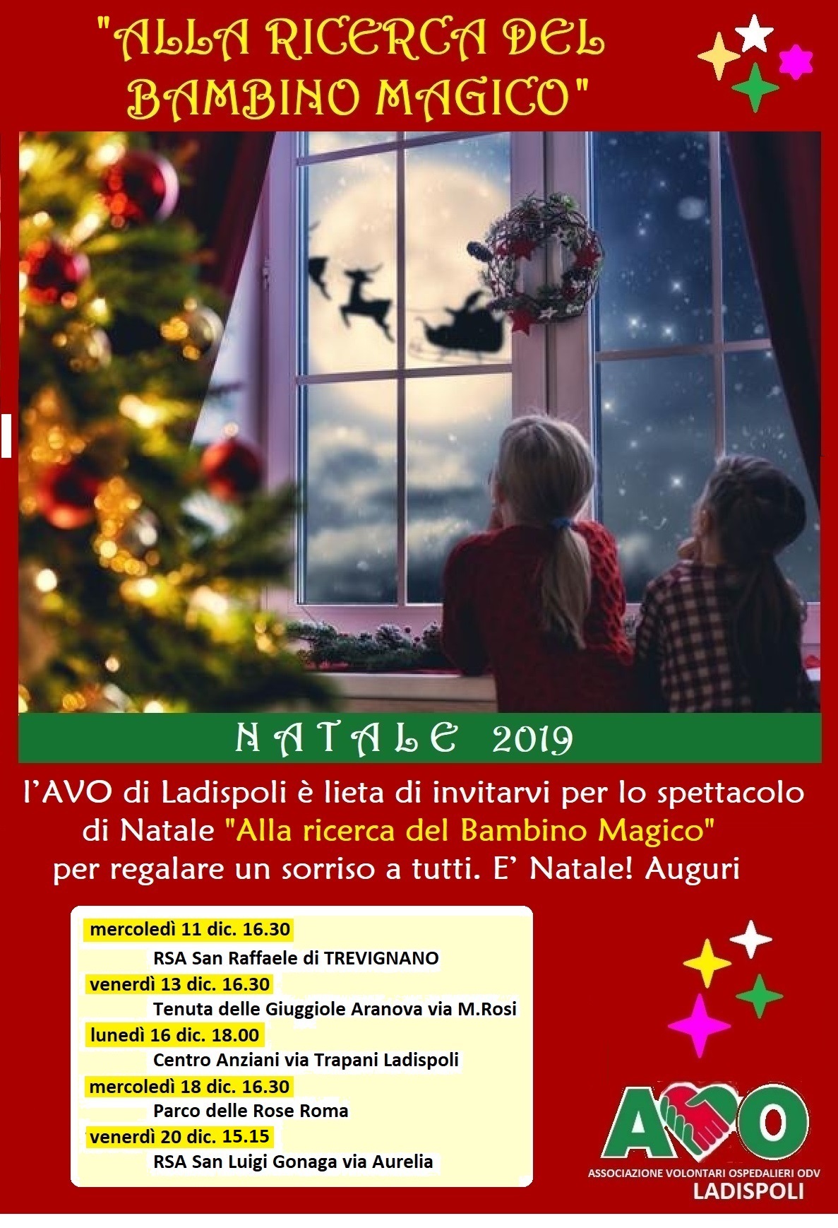 Regali Di Natale Per Anziani.Avo Ladispoli Natale Nelle Strutture Per Anziani Orticaweb